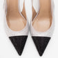 London - Beige Black Crystal-Embellished High Heel Shoe (Women)