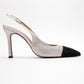 London - Beige Black Crystal-Embellished High Heel Shoe (Women)