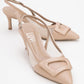 Foley - Dark Beige Pointed Toe Backless Stiletto (Women)