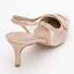 Foley - Dark Beige Pointed Toe Backless Stiletto (Women)