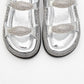 Finery Silver Embellished Platform Slide (Women)