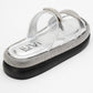 Finery Silver Embellished Platform Slide (Women)