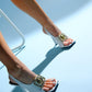 Olney - White Heeled Shoe (Women)