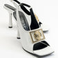 Olney - White Heeled Shoe (Women)