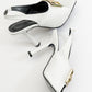 Olney - White Heeled Shoe (Women)