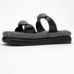 Finery Black Embellished Platform Slide (Women)