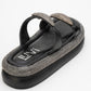 Finery Black Embellished Platform Slide (Women)