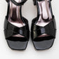 Lisbon - Black Patent Platform Heel Shoe (Women)