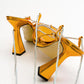 Mezzo - Metallic Orange Heeled Sandal (Women)