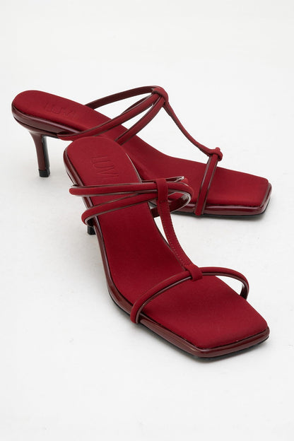 Mocha Sandal Burgundy