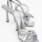 Pila - Silver Heeled Shoe (Women)