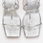 Mocha White Square‑Toe Thin‑Strap Heel Sandal (Women)