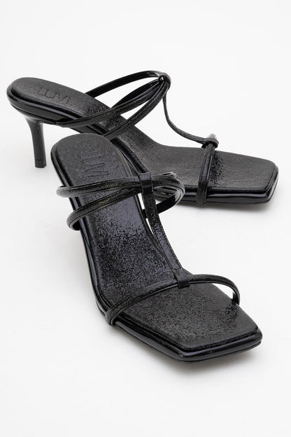 Mocha Sandal Black Pattern