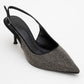 Novs - Black Embellished Stiletto Evening Shoe (Women)