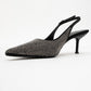 Novs - Black Embellished Stiletto Evening Shoe (Women)