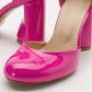 Oslo - Fuchsia Heeled Shoe (Women)