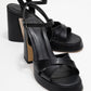 Lello - Black Platform Heel Shoe (Women)