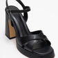 Lello - Black Platform Heel Shoe (Women)