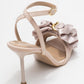 Lucy - Beige Satin Bow Stiletto Pump (Women)