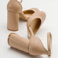 Oslo - Beige Heeled Shoe (Women)