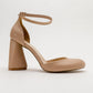 Oslo - Beige Heeled Shoe (Women)