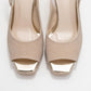 Glora - Gold Glitter Platform Heel Evening Shoe (Women)