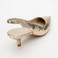 Value - Gold Patterned Heeled Shoe (Women)