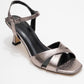 Melin - Platinum Cross-Strap Stiletto Heel (Women)