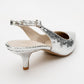 Value - Silver Patterned Heeled Shoe (Women)