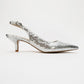 Value - Silver Patterned Heeled Shoe (Women)