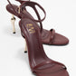 Jasmin - Burgundy Single Strap Heeled Shoe (Women)