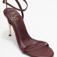 Jasmin - Burgundy Single Strap Heeled Shoe (Women)