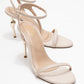 Jasmin - Beige Single-Band Stiletto Heel Shoe (Women)