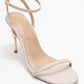Jasmin - Beige Single-Band Stiletto Heel Shoe (Women)