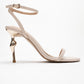 Jasmin - Beige Single-Band Stiletto Heel Shoe (Women)