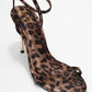 Jasmin - Black/Yellow Patterned Single-Band Stiletto Heel Shoe (Women)