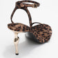 Jasmin - Black/Yellow Patterned Single-Band Stiletto Heel Shoe (Women)