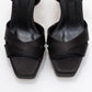 Yulia - Black Satin Cross-Strap Platform Heel (Women)
