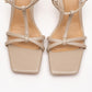 Gibson - Beige Square-Toe Heeled Sandal (Women)