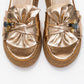 Shara Gold Bow & Bee Buckle Platform Sandal (Women)