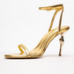 Jasmin - Gold Single-Strap High Heel (Women)