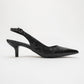 Value - Black Patterned Heeled Shoe (Women)
