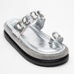 Evans Silver Jeweled Platform Sandal (Women)