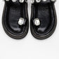 Evans Black Jeweled Platform Sandal (Women)