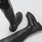 Paul - Black Stretch Detail Boot (Women)