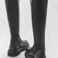 Paul - Black Stretch Detail Boot (Women)