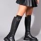 Paul - Black Stretch Detail Boot (Women)