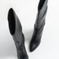 Vianella - Black Gusseted Block Heel Boot (Women)