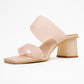 Russell - Nude Clear Strap Heeled Mule (Women)