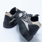 Drea - Ice Black Patterned Casual Sneaker (Women)